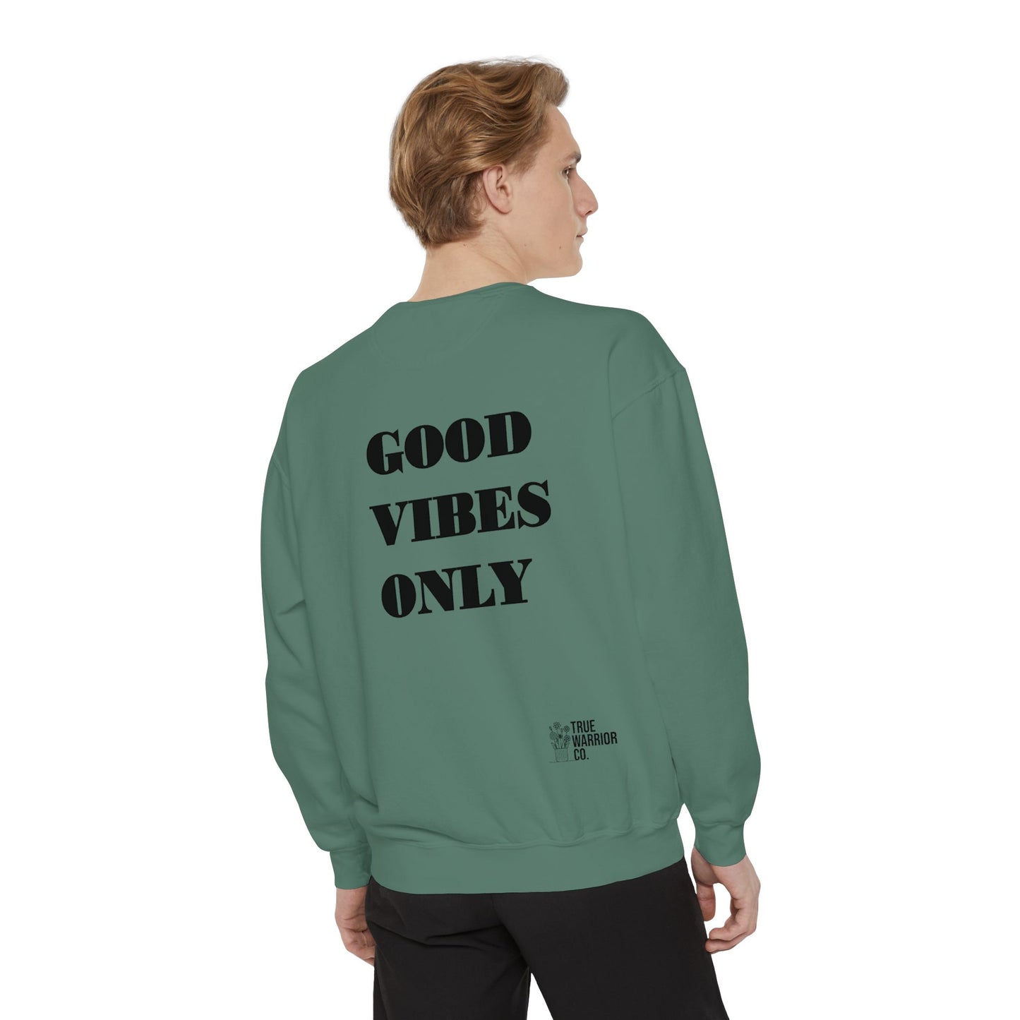 Cancer Awareness Sweatshirt - Unisex Garment-Dyed