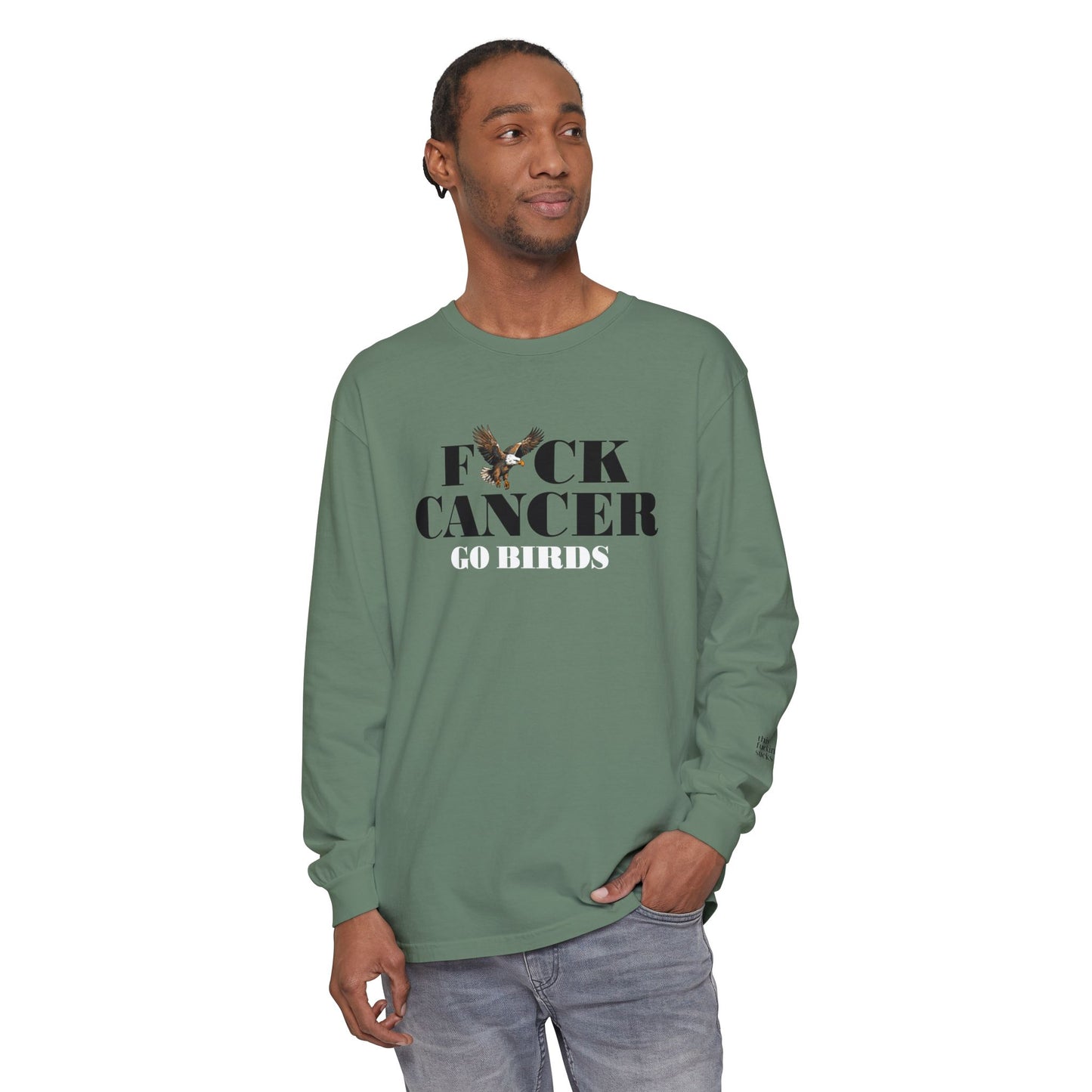 Philadelphia Eagles Long Sleeve T-Shirt -Cancer Awareness