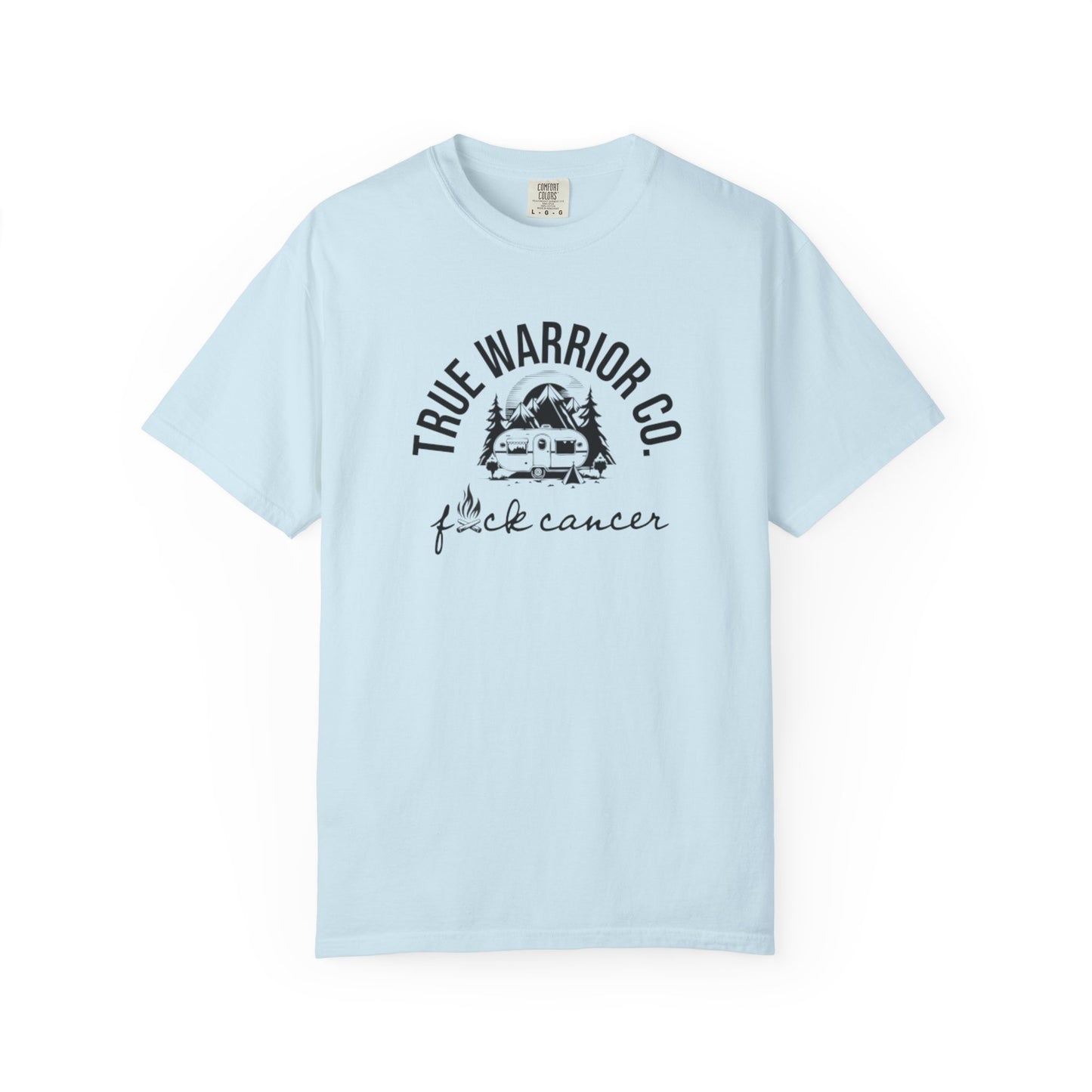 F*ck Cancer Camping Design Tee
