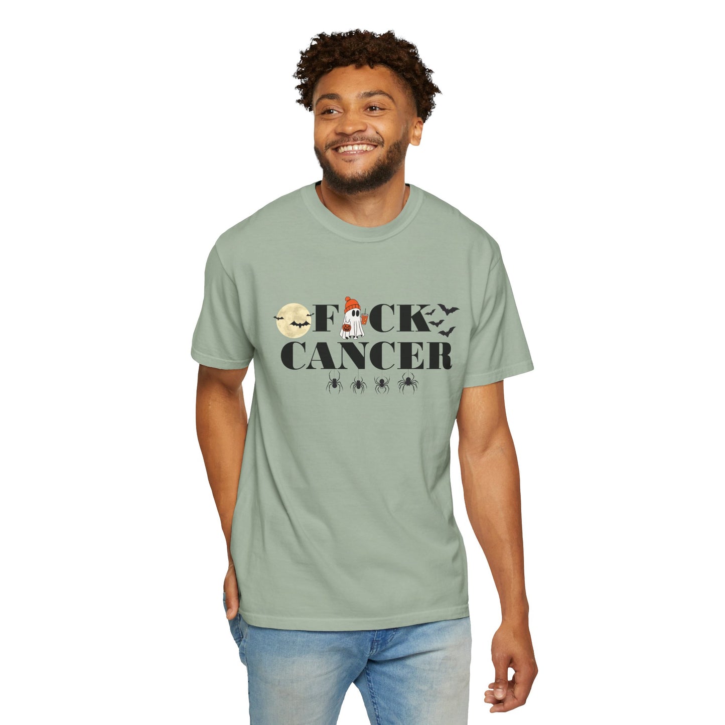 Spooky Season F*ck Cancer Awareness T-Shirt
