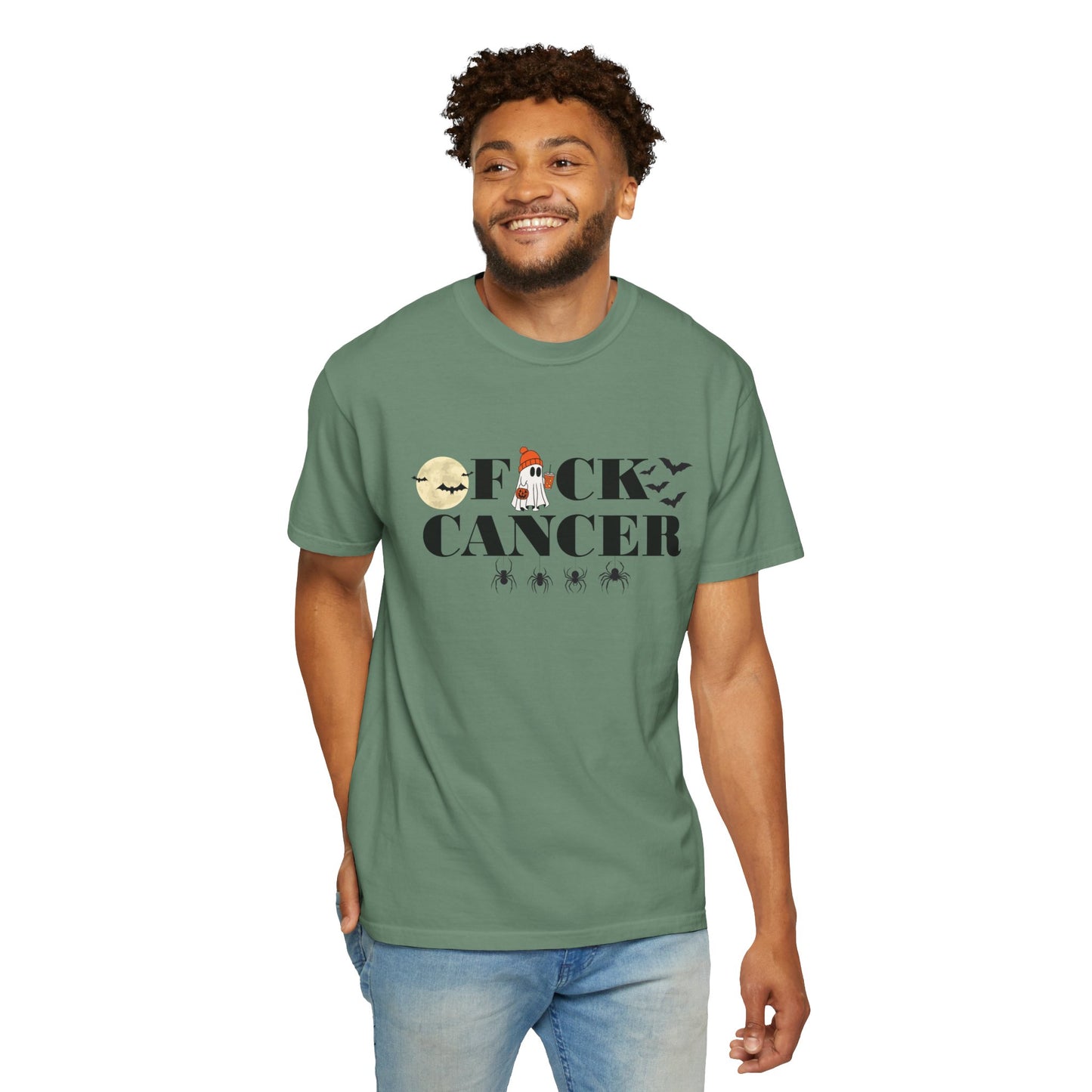 Spooky Season F*ck Cancer Awareness T-Shirt
