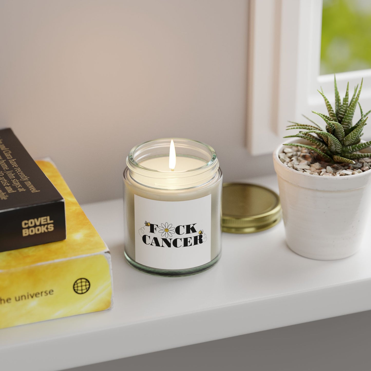 Cancer Awareness Candle