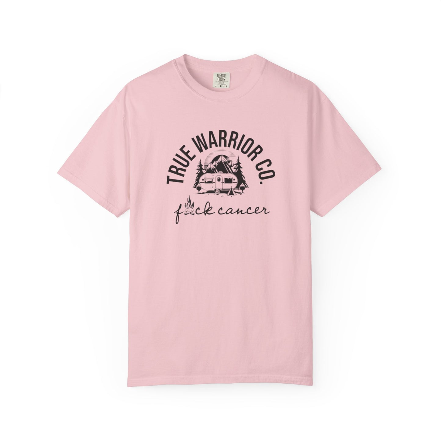 F*ck Cancer Camping Design Tee