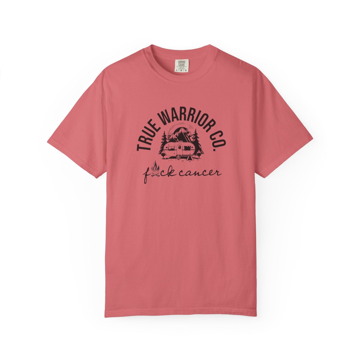 F*ck Cancer Camping Design Tee
