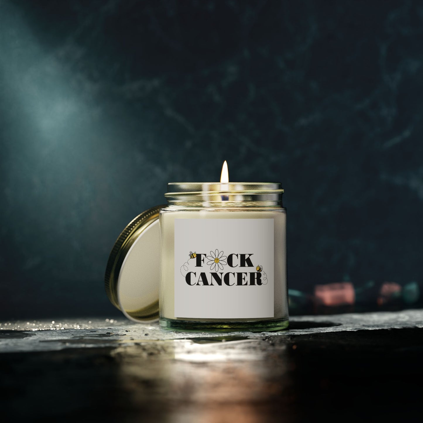 Cancer Awareness Candle