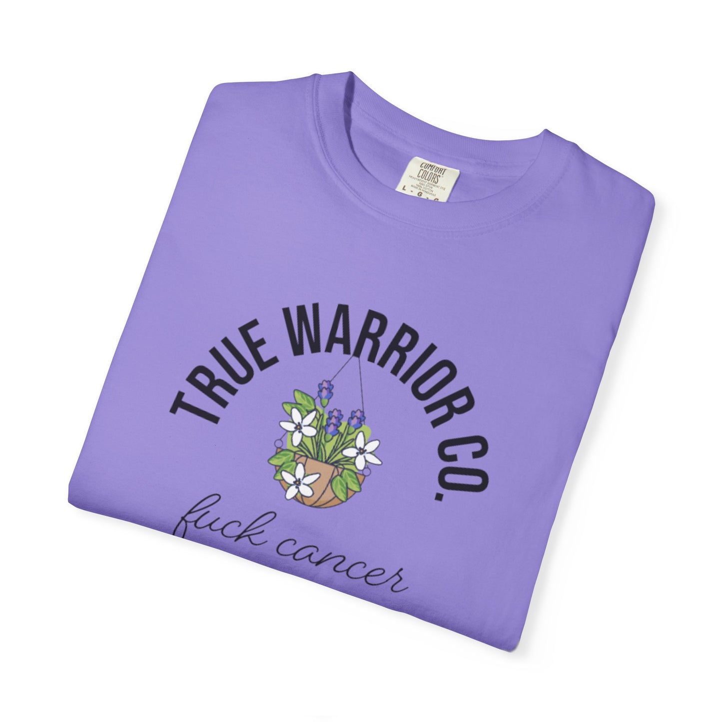 F*ck Cancer Awareness T-Shirt w/ flower design