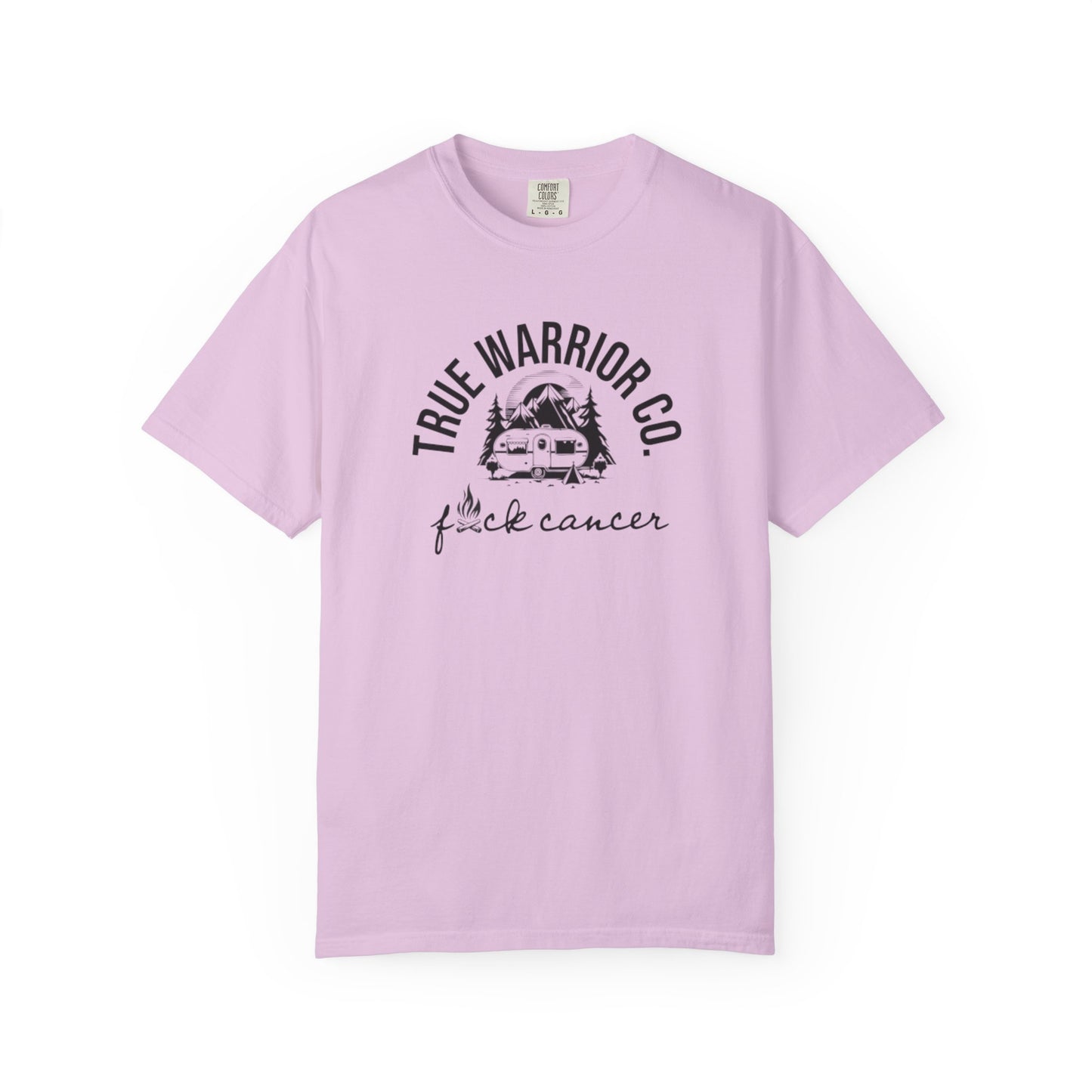 F*ck Cancer Camping Design Tee