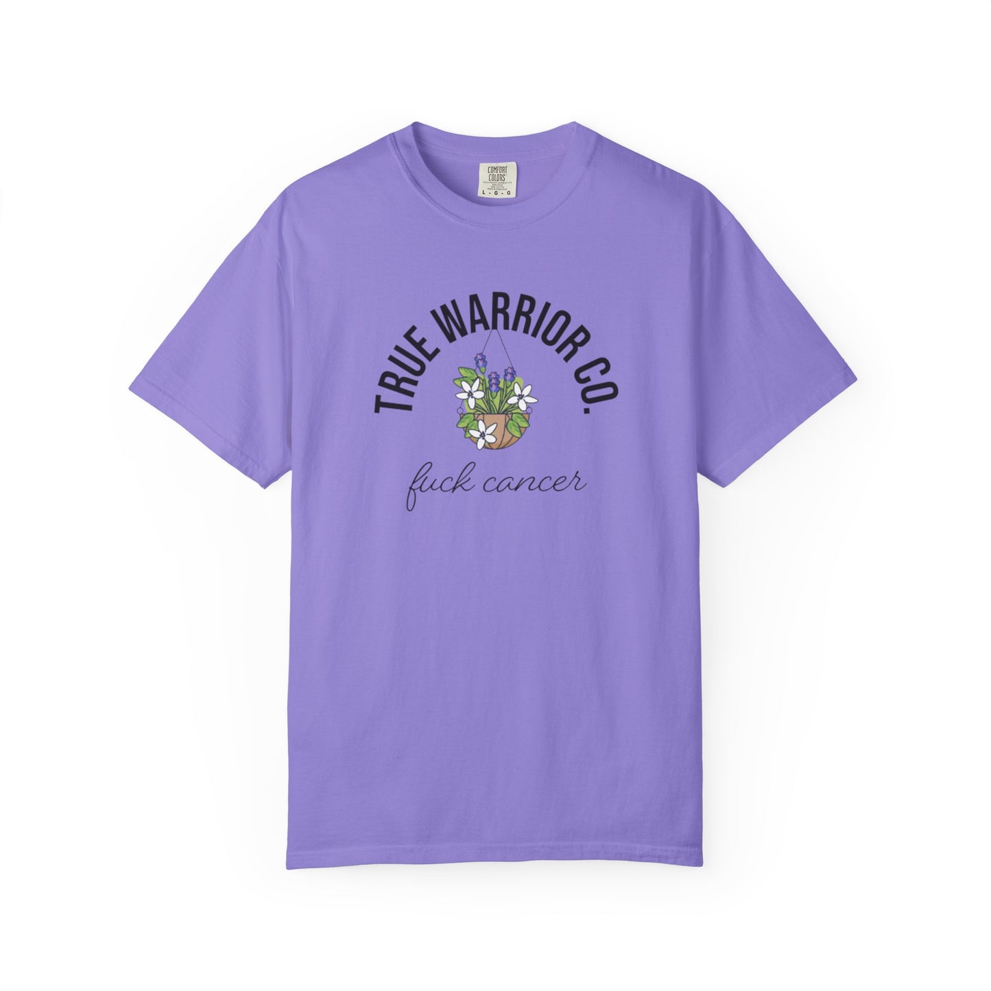 F*ck Cancer Awareness T-Shirt w/ flower design