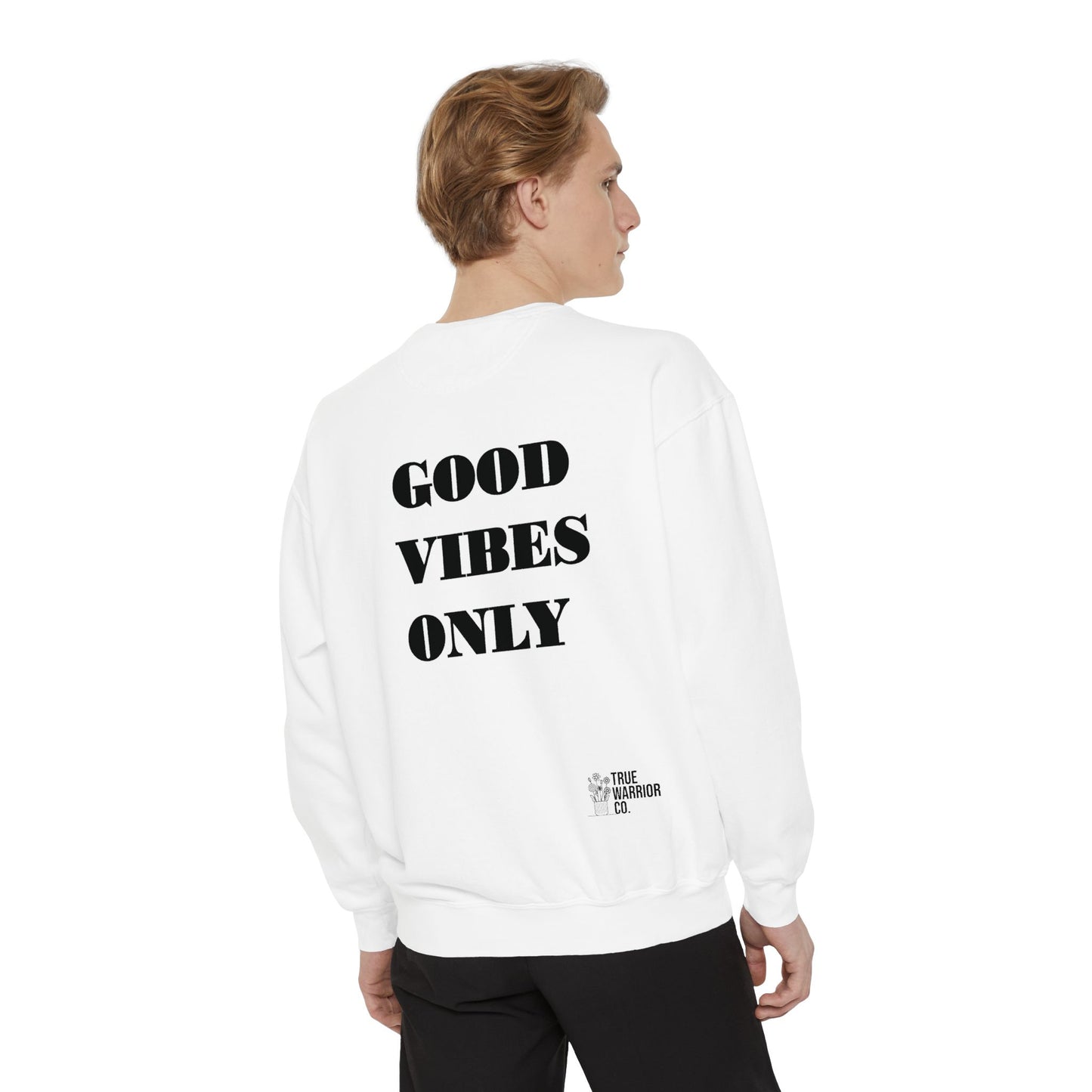 Cancer Awareness Sweatshirt - Unisex Garment-Dyed