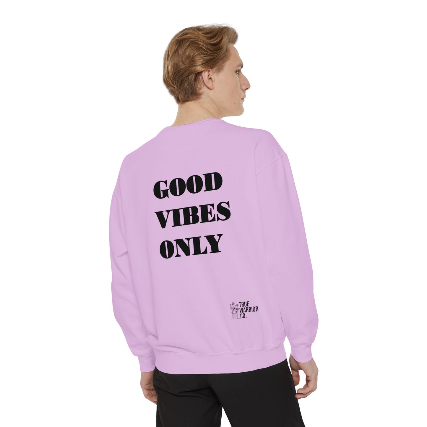 Cancer Awareness Sweatshirt - Unisex Garment-Dyed