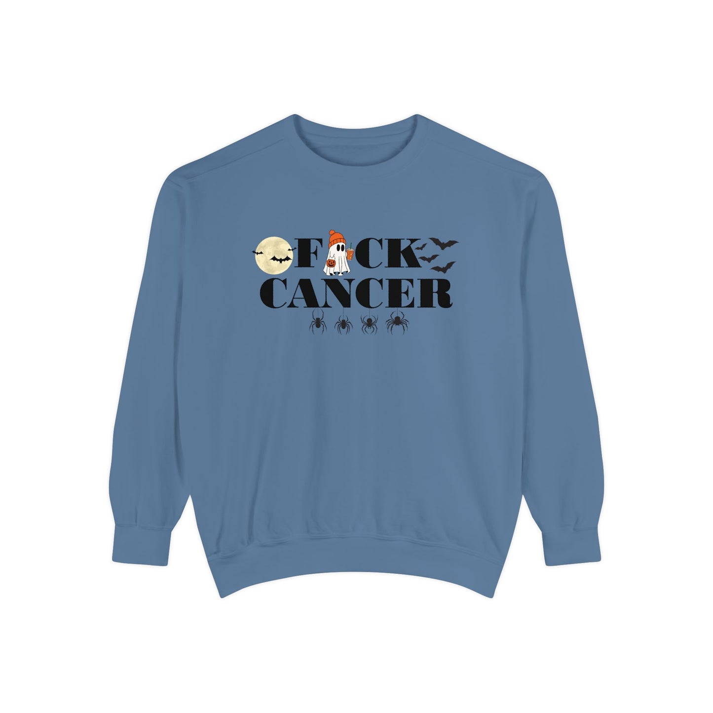 Spooky Season F*ck Cancer Awareness Sweatshirt