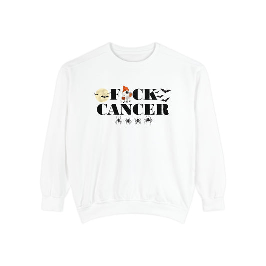 Spooky Season F*ck Cancer Awareness Sweatshirt