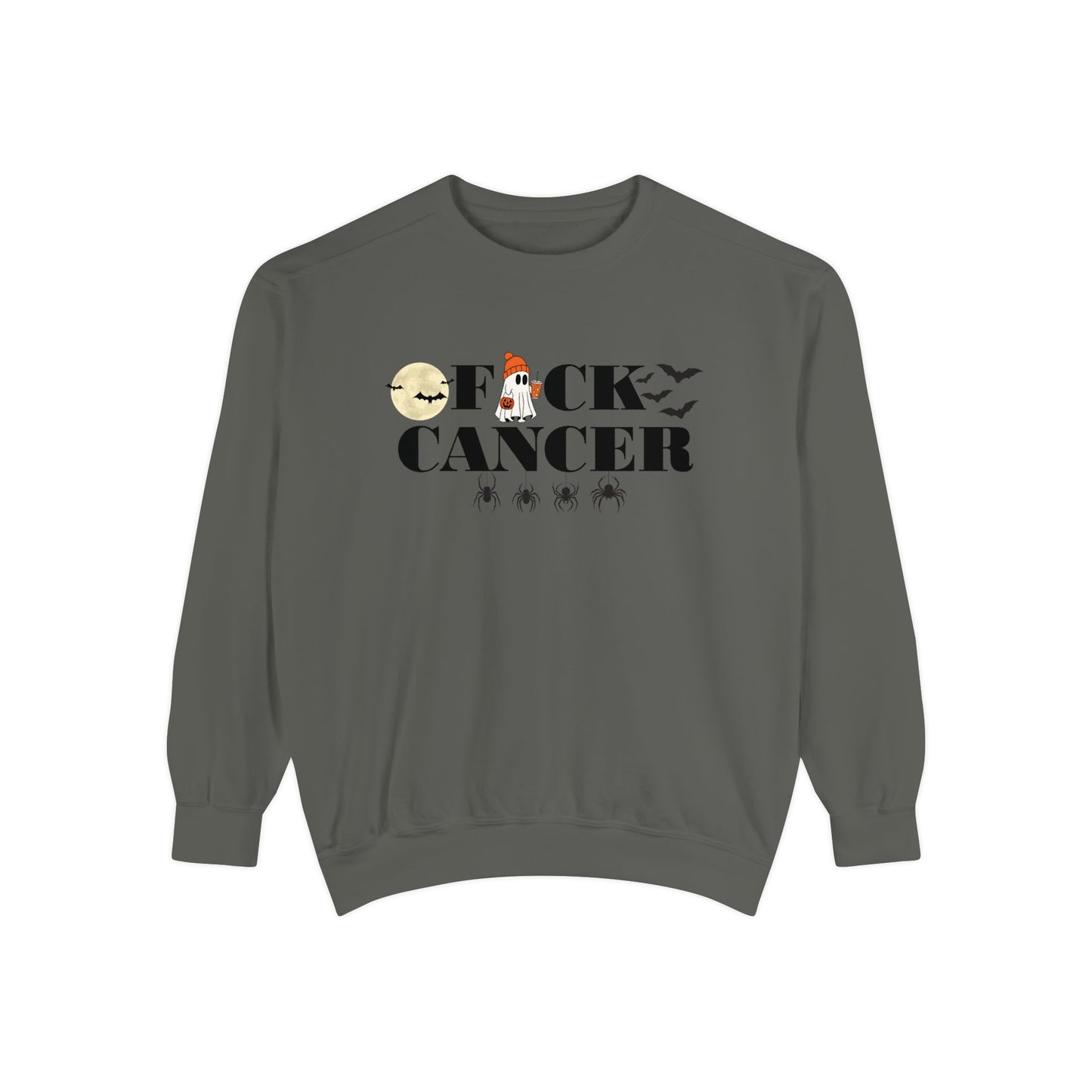 Spooky Season F*ck Cancer Awareness Sweatshirt