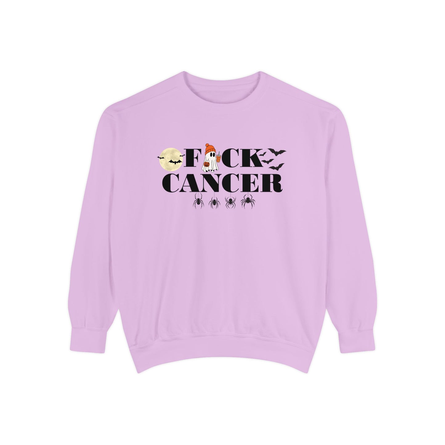 Spooky Season F*ck Cancer Awareness Sweatshirt
