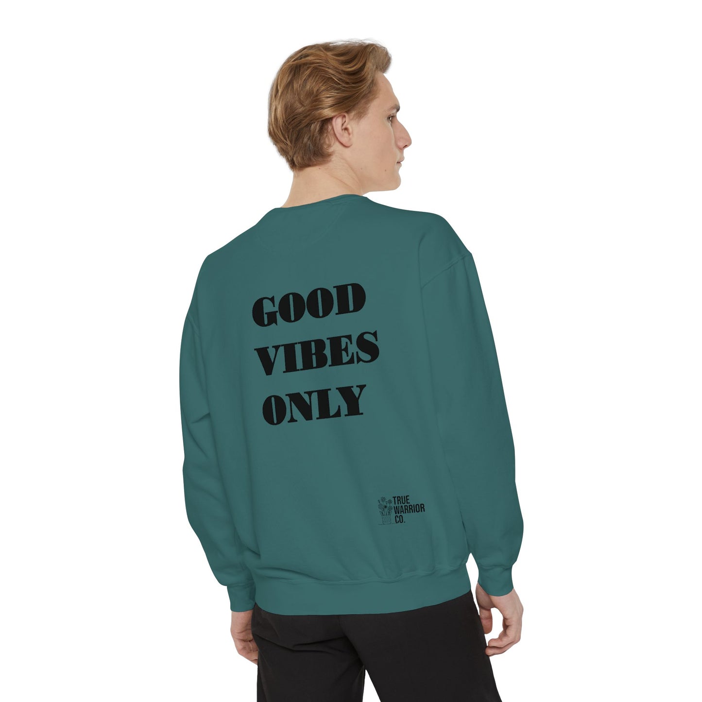 Cancer Awareness Sweatshirt - Unisex Garment-Dyed