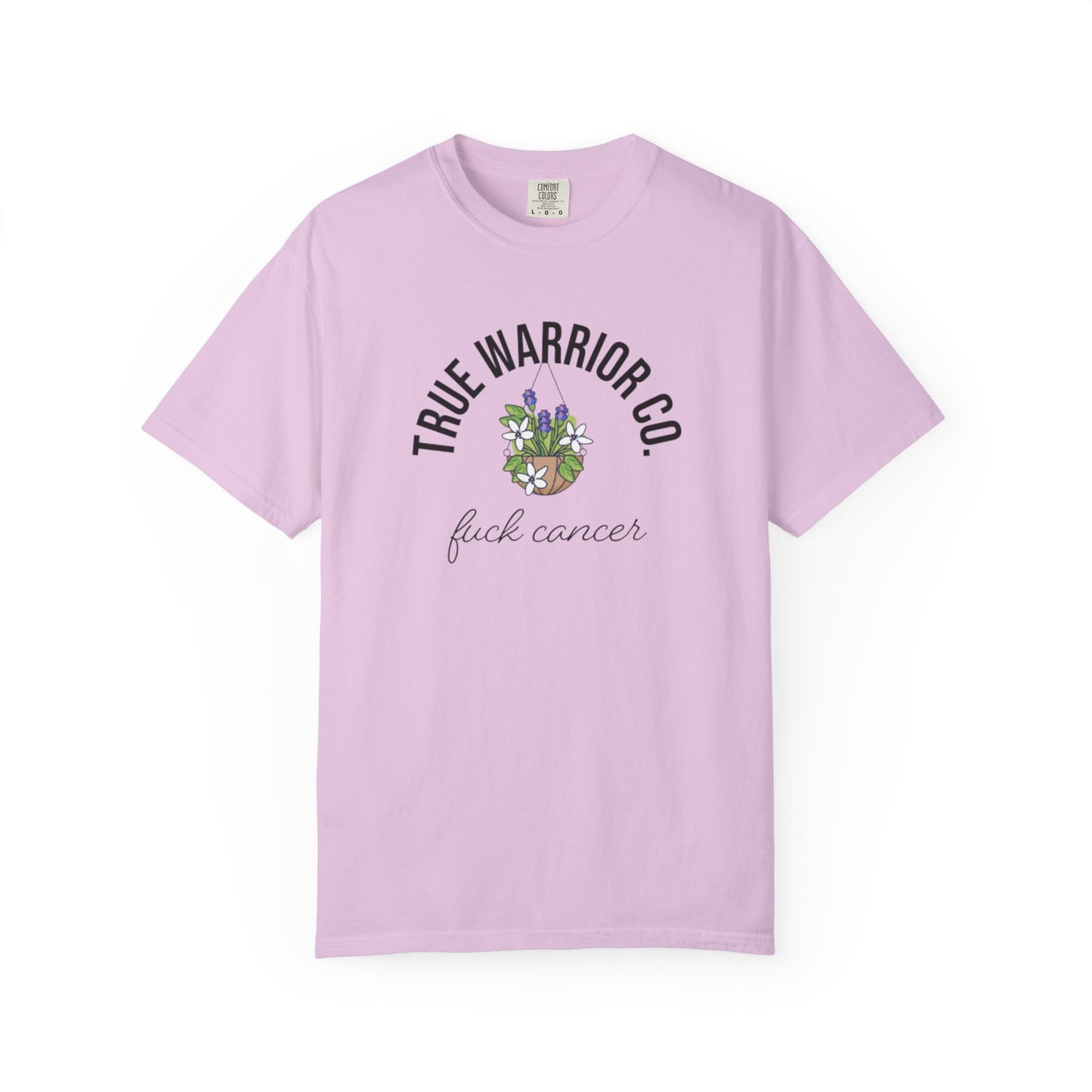 F*ck Cancer Awareness T-Shirt w/ flower design