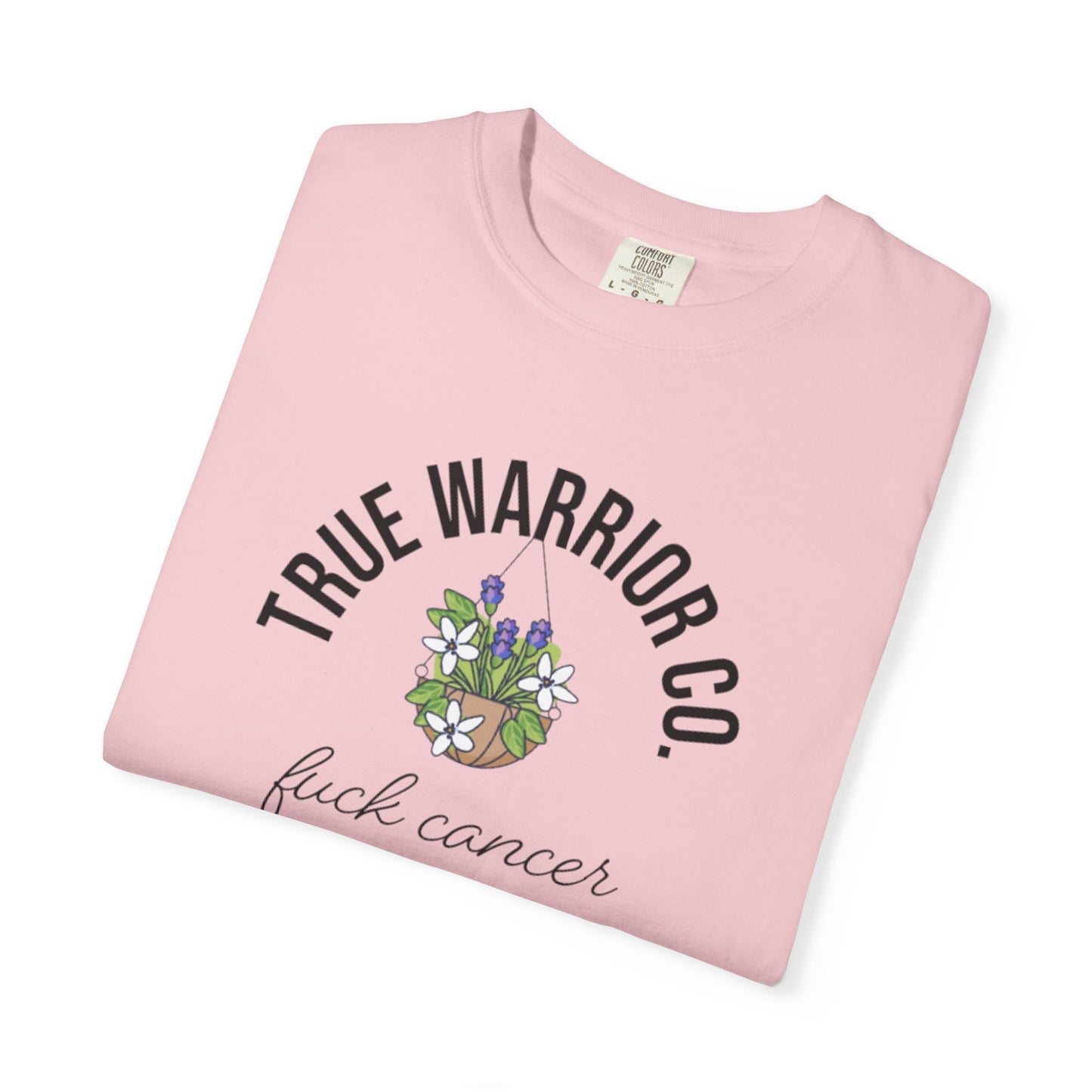 F*ck Cancer Awareness T-Shirt w/ flower design