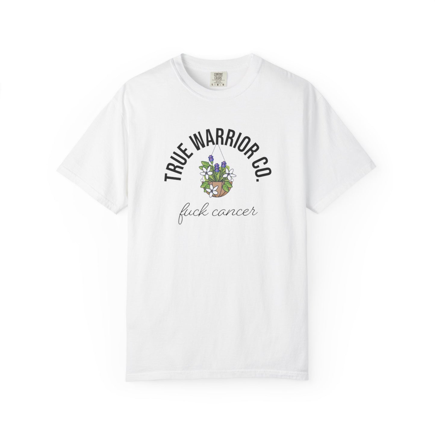 F*ck Cancer Awareness T-Shirt w/ flower design