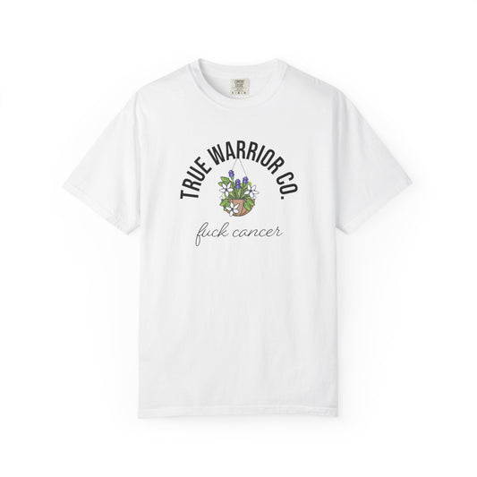 F*ck Cancer Awareness T-Shirt w/ flower design