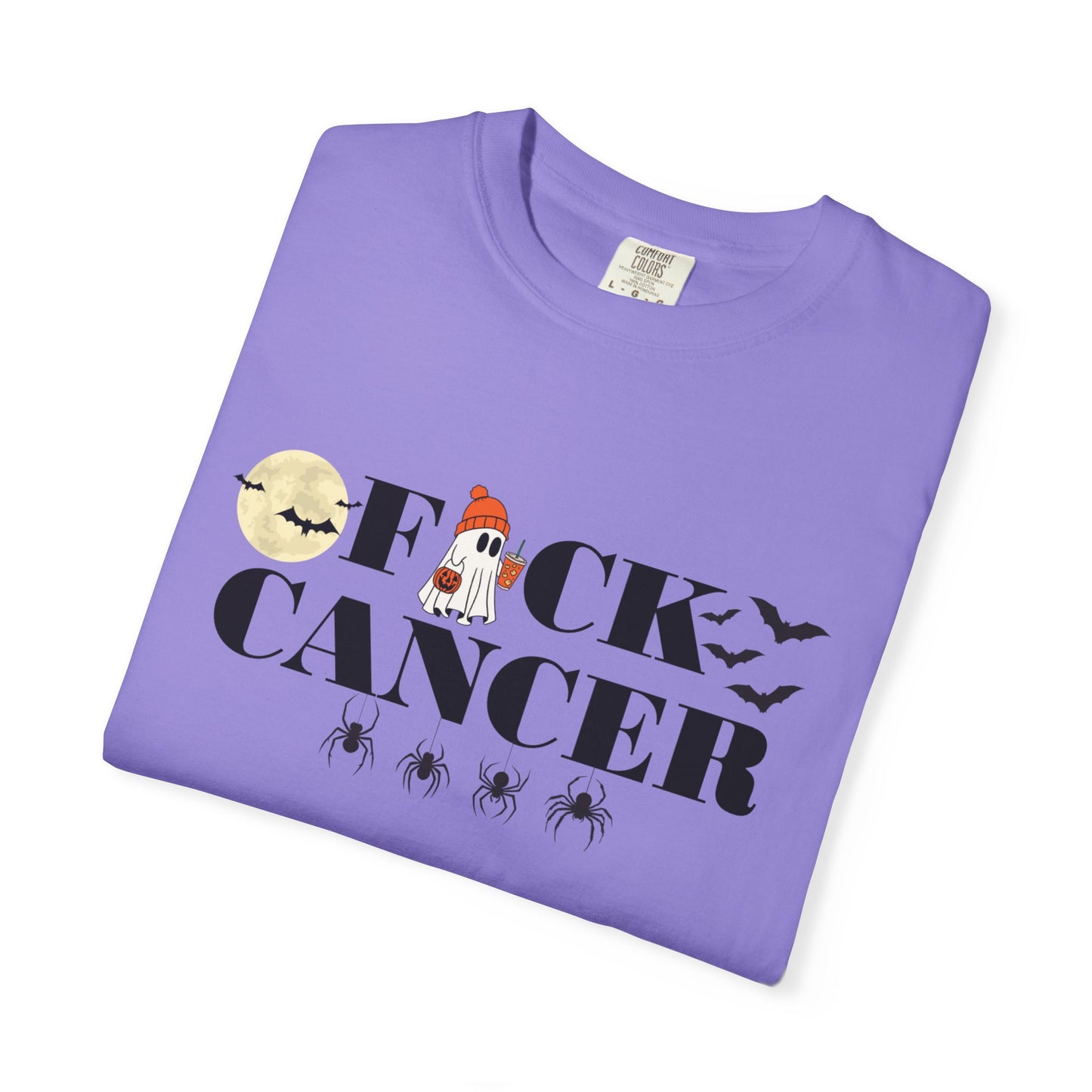 Spooky Season F*ck Cancer Awareness T-Shirt