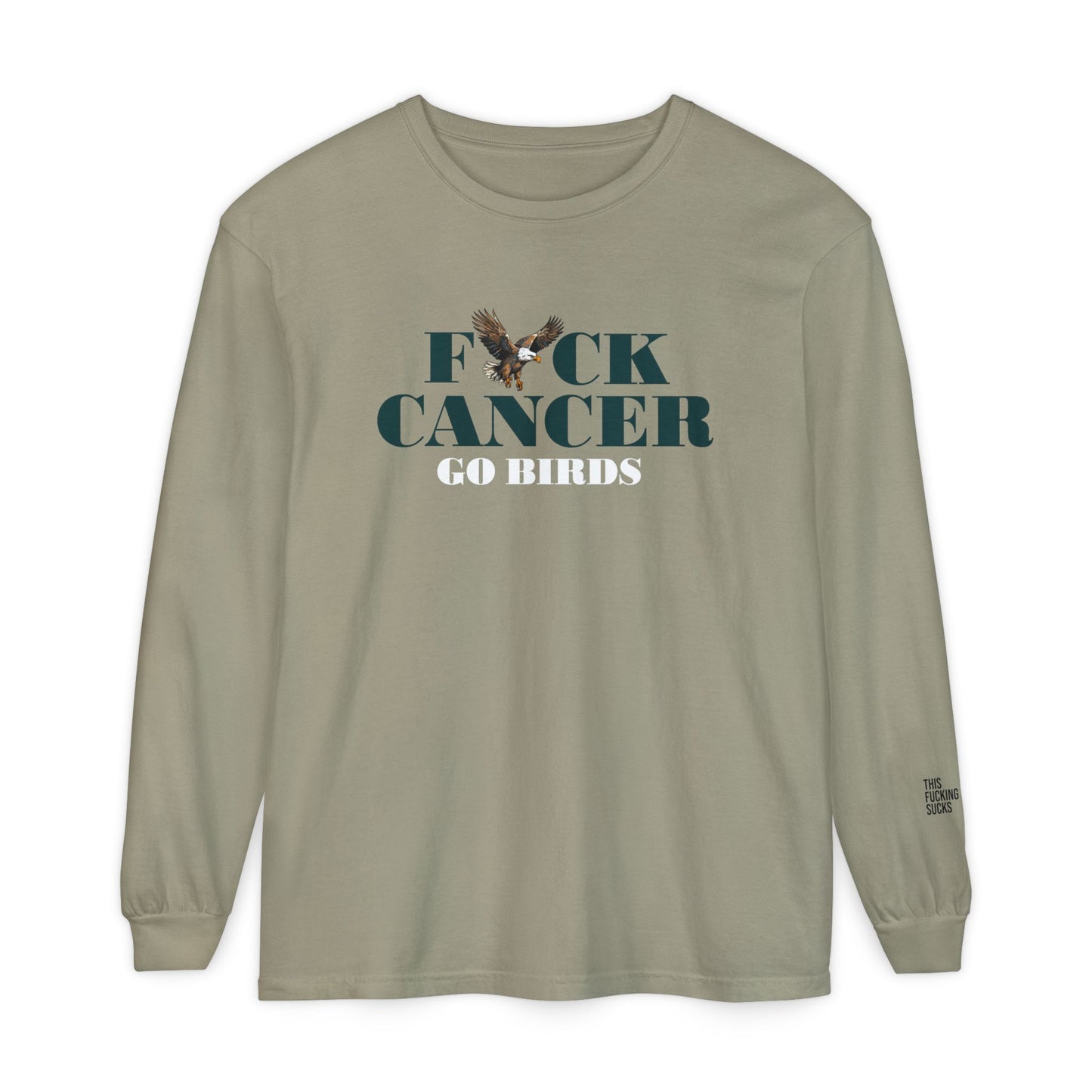 Philadelphia Eagles Long Sleeve T-Shirt -Cancer Awareness
