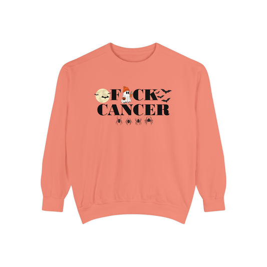 Spooky Season F*ck Cancer Awareness Sweatshirt