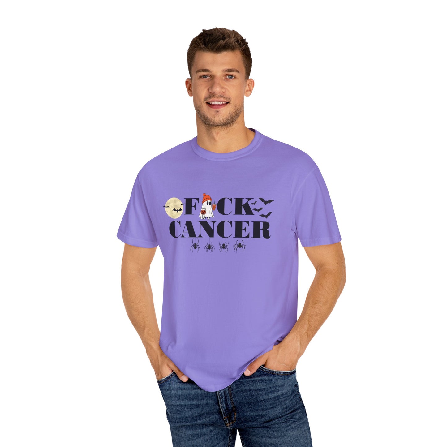 Spooky Season F*ck Cancer Awareness T-Shirt