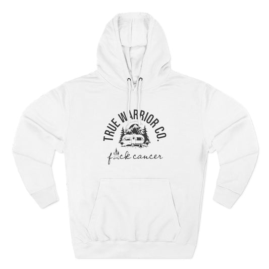 Fleece Hoodie - Fuck Cancer Unisex Camping Design