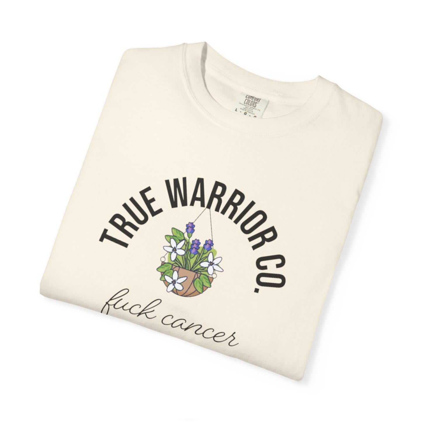 F*ck Cancer Awareness T-Shirt w/ flower design