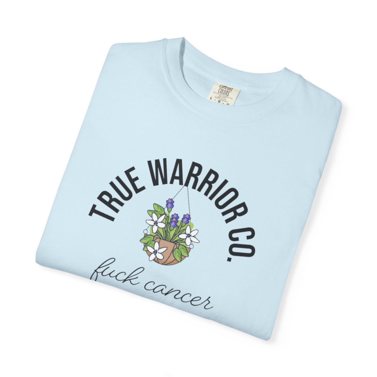 F*ck Cancer Awareness T-Shirt w/ flower design