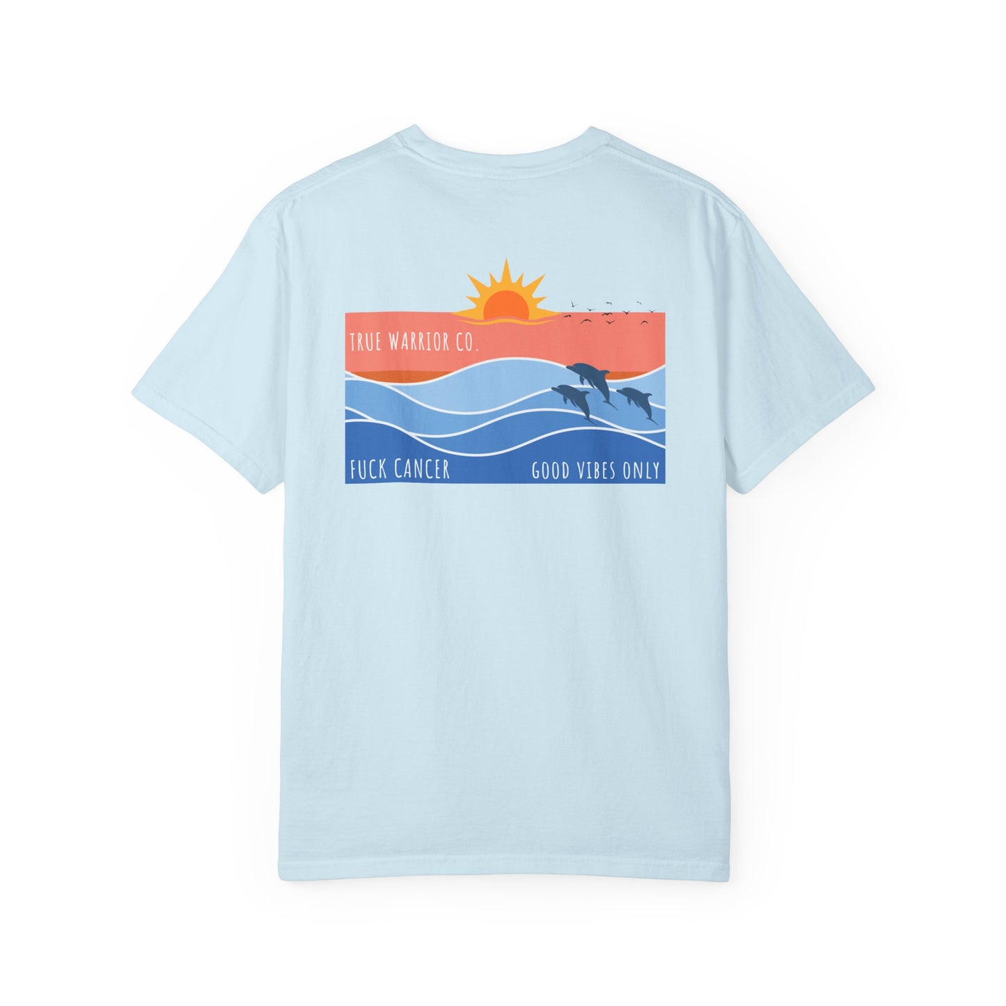 Beach Themed Fuck Cancer T-Shirt
