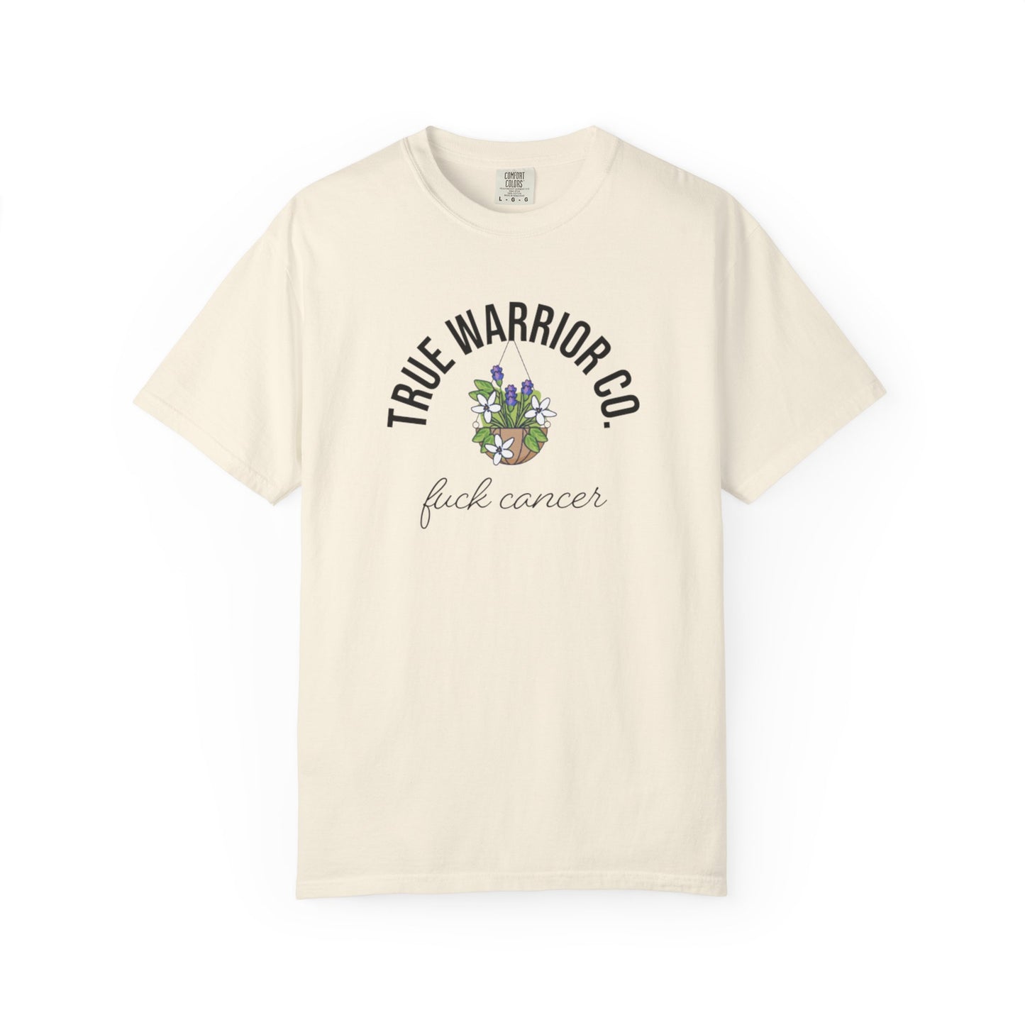 F*ck Cancer Awareness T-Shirt w/ flower design