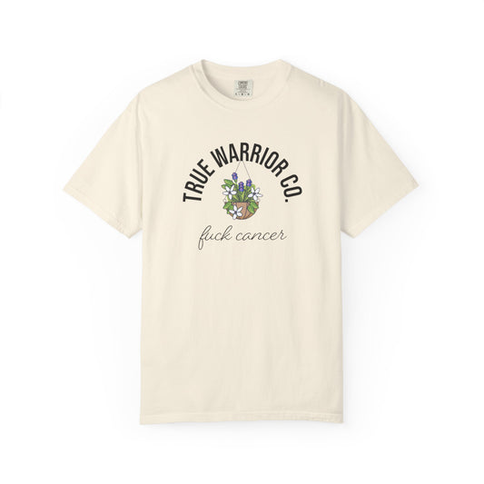 F*ck Cancer Awareness T-Shirt w/ flower design